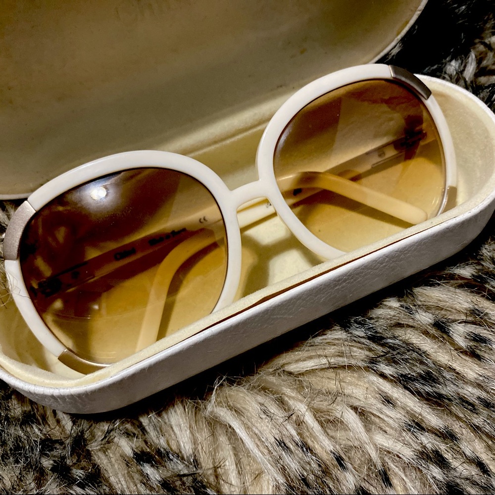 Authentic Round Classic Oversized Chloe Shades